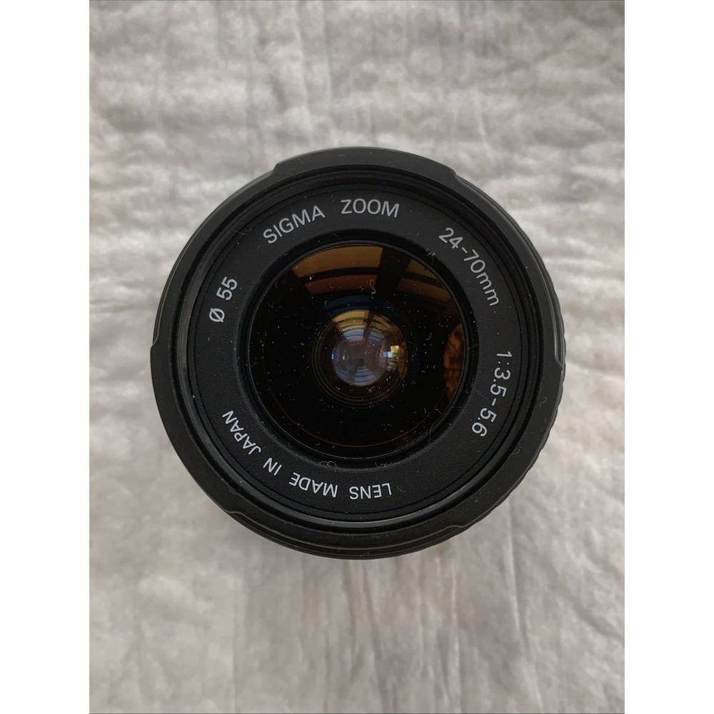 Sigma Zoom 24-70mm 1:3.5-5.6 Lens & Cap  Made In Japan